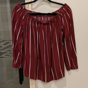 Off shoulder nwt blouse XL
